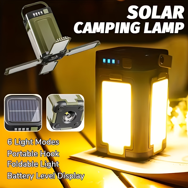 Outdoor Camping Lampe - مصباح تخييم خارجي يعمل بالطاقة الشمسية،