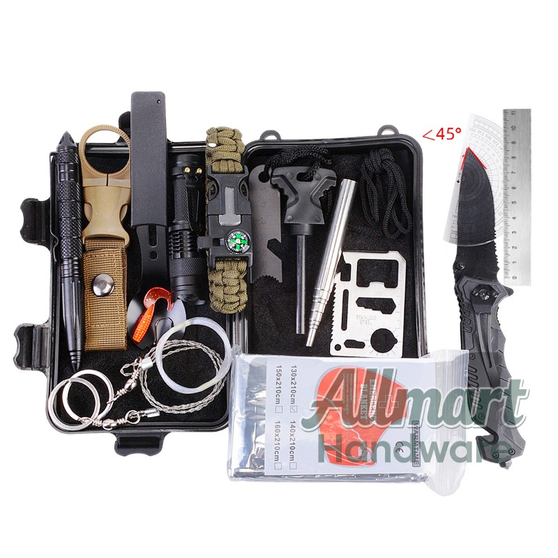 Outdoor Camping Tools - صندوق أدوات النجاة EDC المحمول متعدد