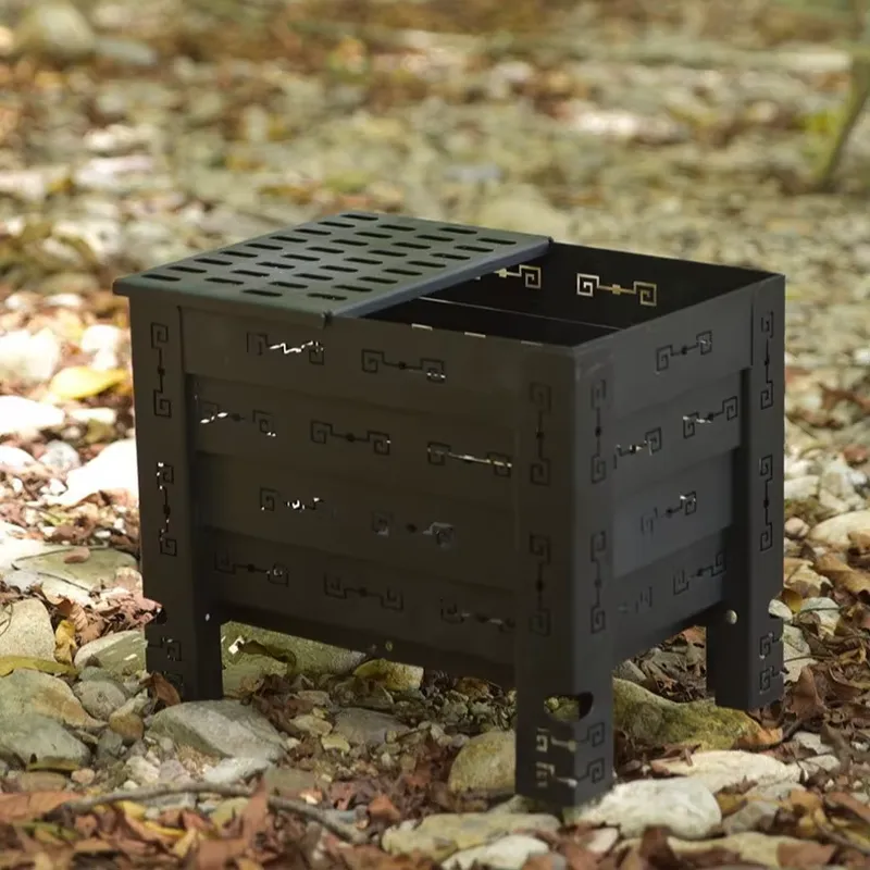 Outdoor Camping Stove - موقد تخييم متعدد الوظائف قابل للطي