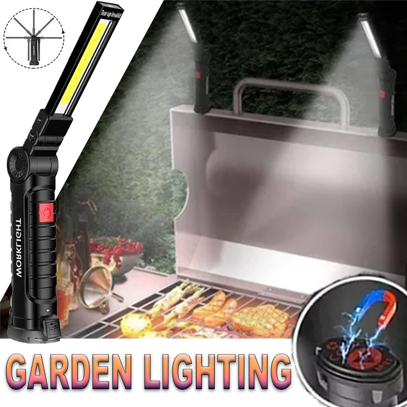 Outdoor Camping Lampe - مصباح يدوي LED محمول مع خطاف