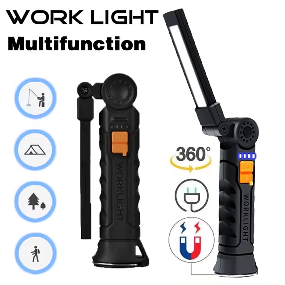 Outdoor Camping Lampe - مصباح يدوي COB LED محمول USB