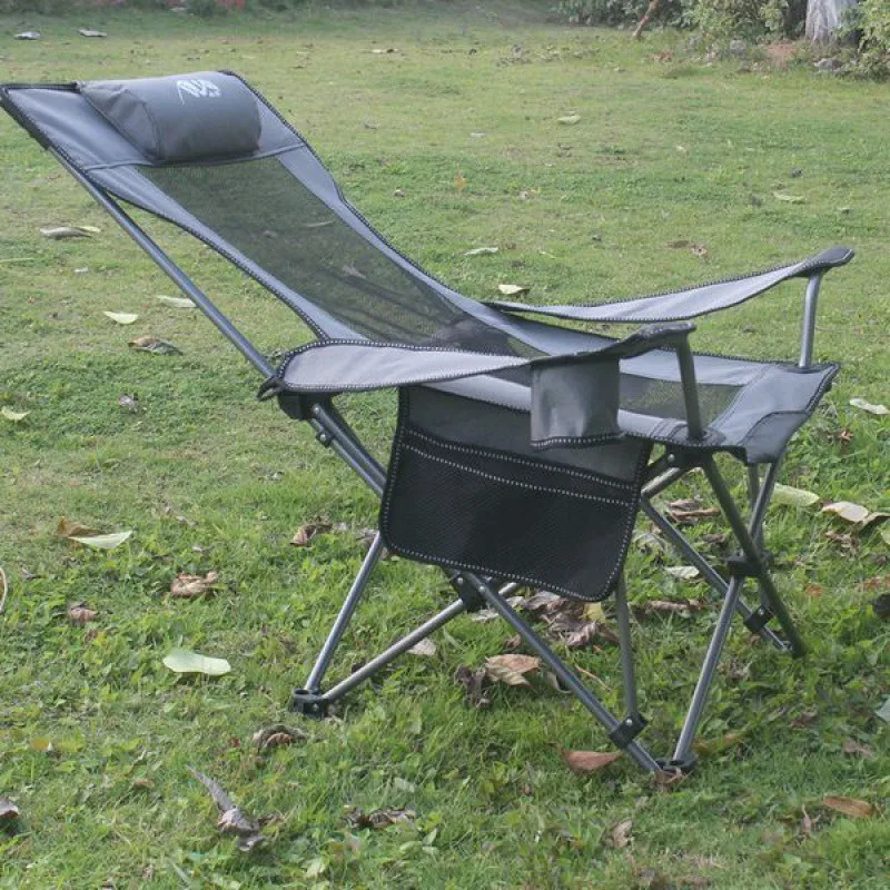 Outdoor Camping Lounge Chairs - كرسي صيد قابل للطي والاستلقاء مع