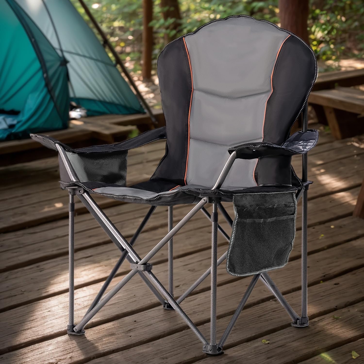 Outdoor Oversized Camping Chair - كرسي تخييم قابل للطي كبير الحجم