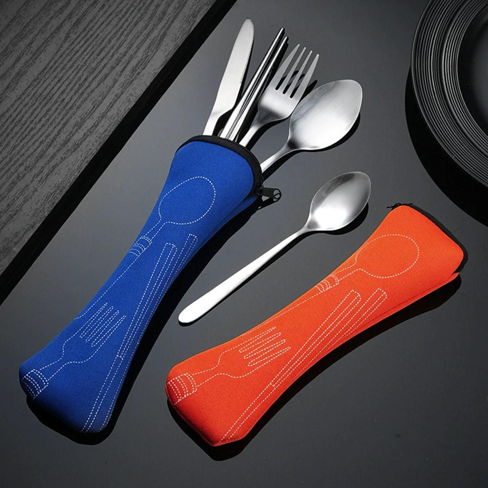 Outdoor Camping Dining Set - طقم أدوات مائدة للنزهات قابل للغسل