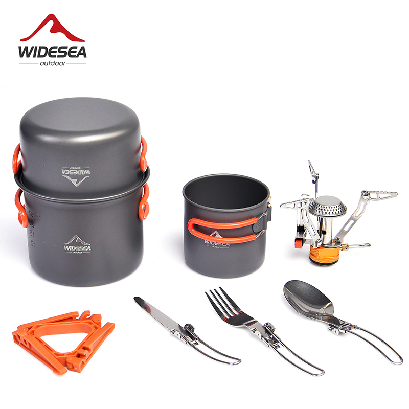 Outdoor Camping Dining Set - طقم أواني طهي للتخييم على نطاق