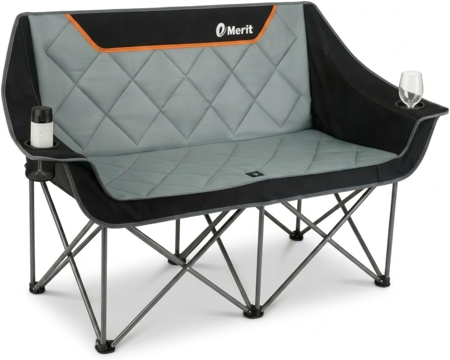 Outdoor Oversized Camping Chair - كرسي تخييم مزدوج قابل للطي بحمولة