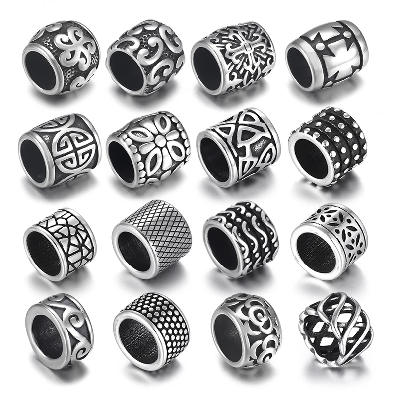 Paracord Bracelet - الفولاذ المقاوم للصدأ الخرز Paracord سكين