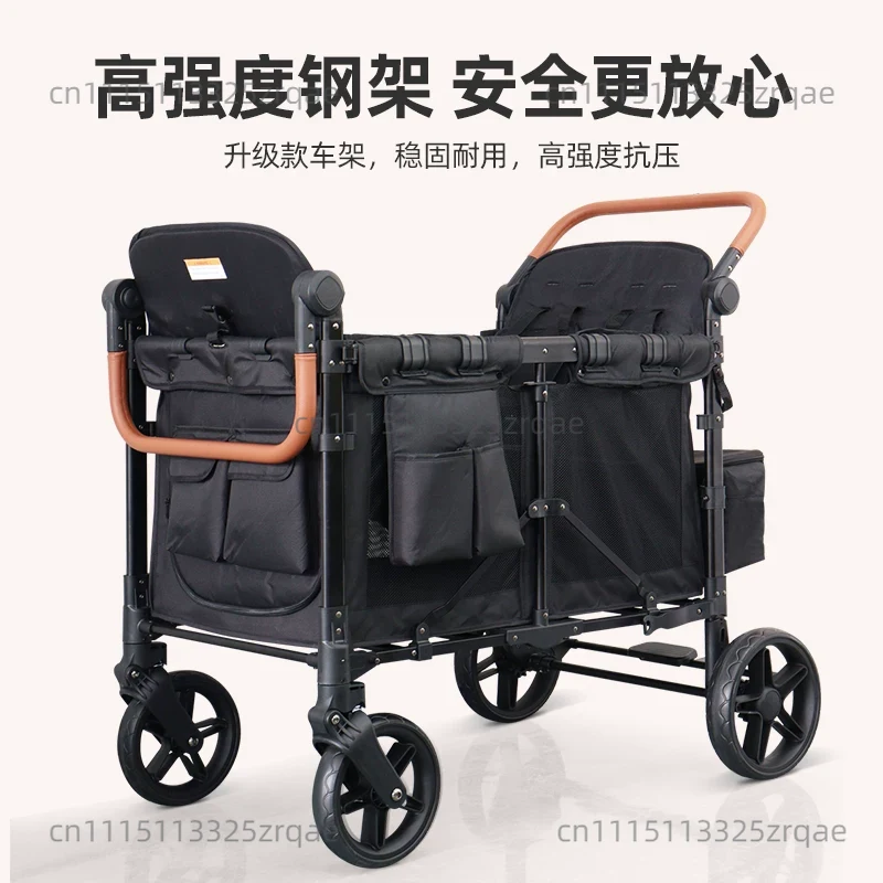 Outdoor Camping Wagon - عربة أطفال مزدوجة المقاعد - عربة