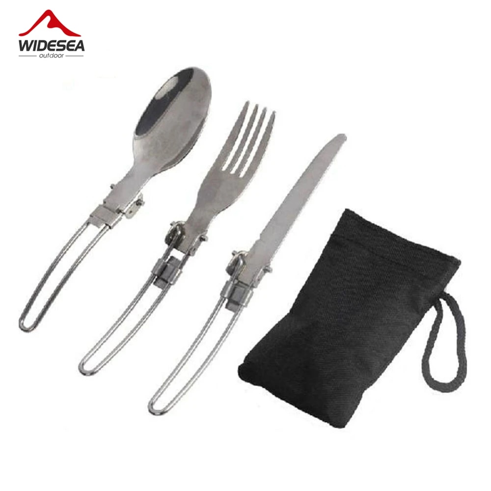 Outdoor Camping Dining Set - 3 قطعة 1 مجموعة المحمولة التخييم