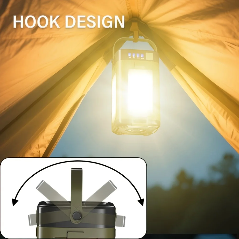 مصباح تخييم خارجي يعمل بالطاقة - مراجعة Outdoor Camping Lampe وسعره
