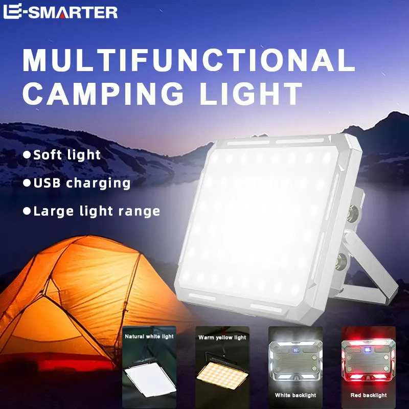 LED التخييم خيمة ضوء كشاف قابل - مراجعة Outdoor Camping Lampe وسعره