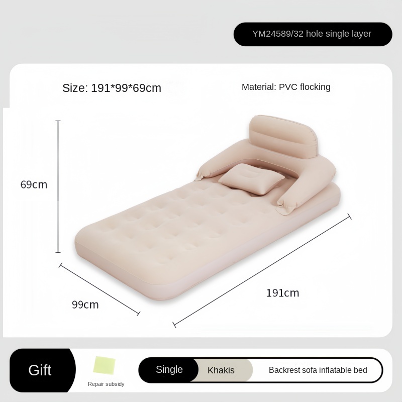 سرير هوائي محمول للتخييم في ال - مراجعة Outdoor Camping Quilt وسعره