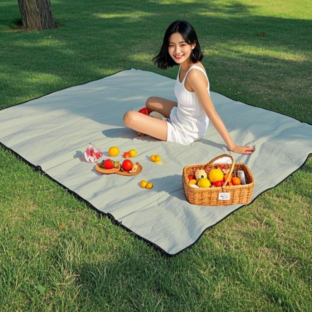 حصيرة نزهة محمولة سميكة قابلة  - مراجعة Outdoor Camping Quilt وسعره