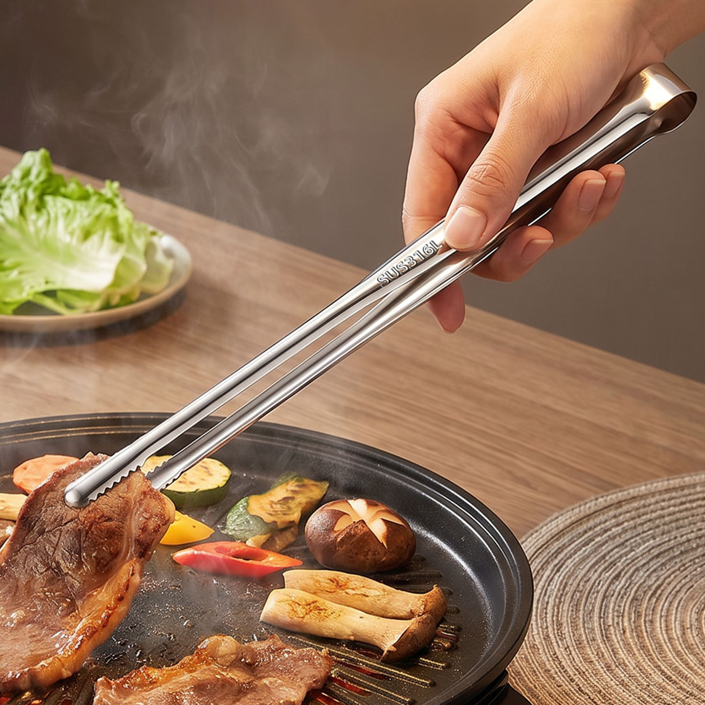 ملقط شواء للحوم، أدوات طهي، مل - مراجعة Outdoor Camping World وسعره