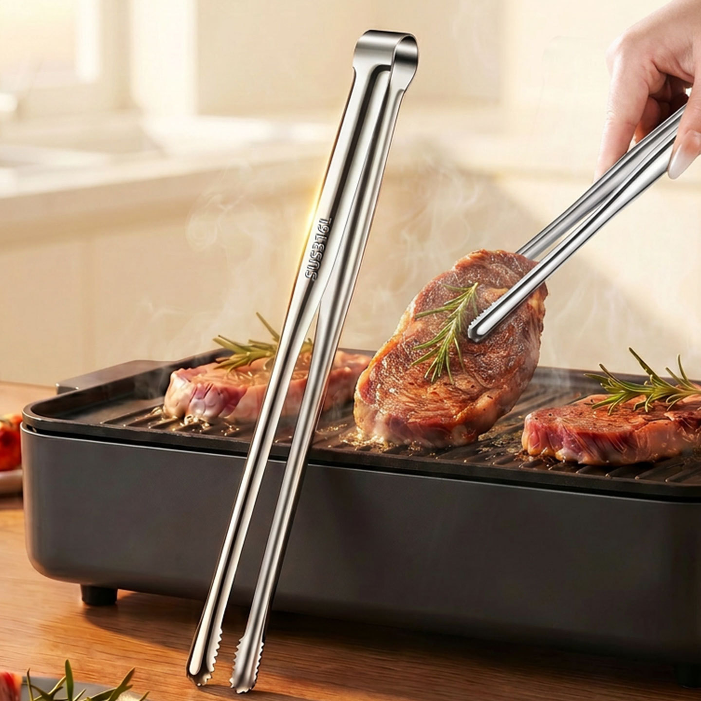 ملقط شواء للحوم، أدوات طهي، مل - مراجعة Outdoor Camping World وسعره