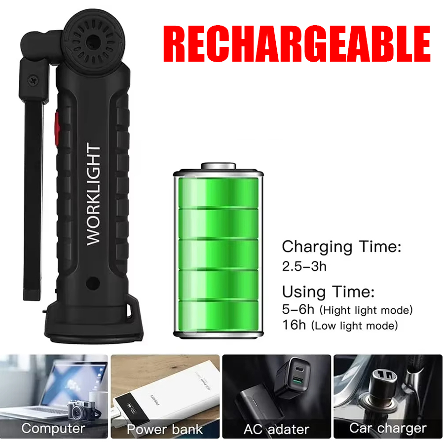 مصباح يدوي LED محمول مع خطاف م - مراجعة Outdoor Camping Lampe وسعره
