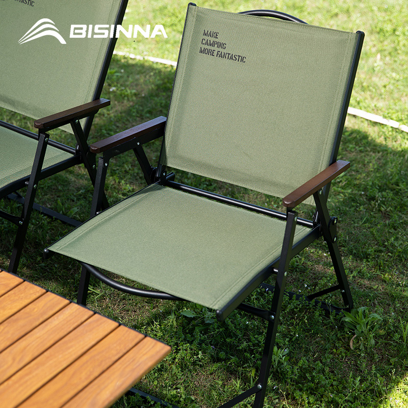 BISINNA-كرسي تخييم قابل للطي ف - مراجعة Outdoor Camping Lounge Chairs وسعره