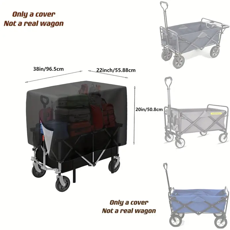 1 قطعة عربة التخييم غطاء مقاوم - مراجعة Outdoor Camping Wagon وسعره