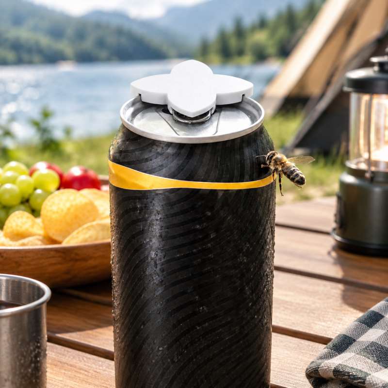 فتاحة علب البيرة مع غطاء مقاوم - مراجعة Outdoor Camping Tools وسعره