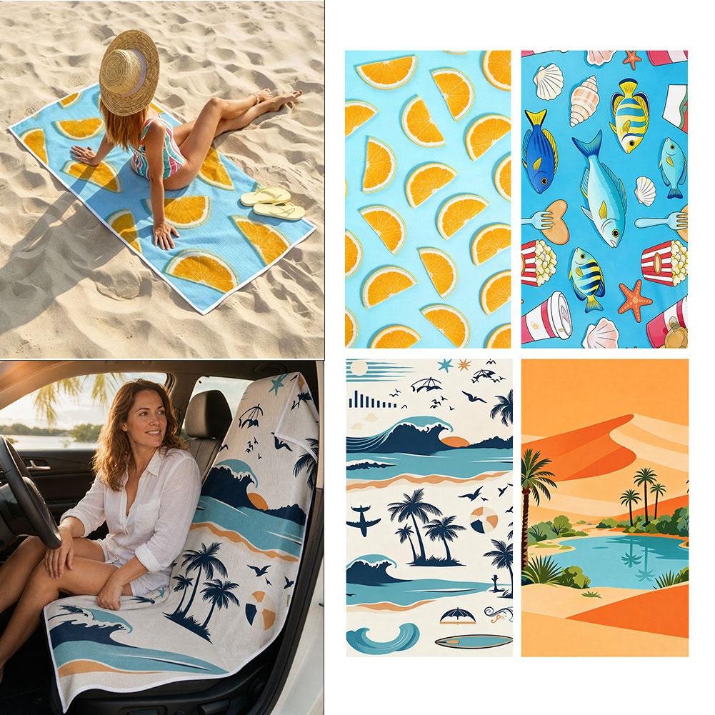 منشفة شاطئية وغطاء مقعد سيارة  - مراجعة Outdoor Camping Quilt وسعره