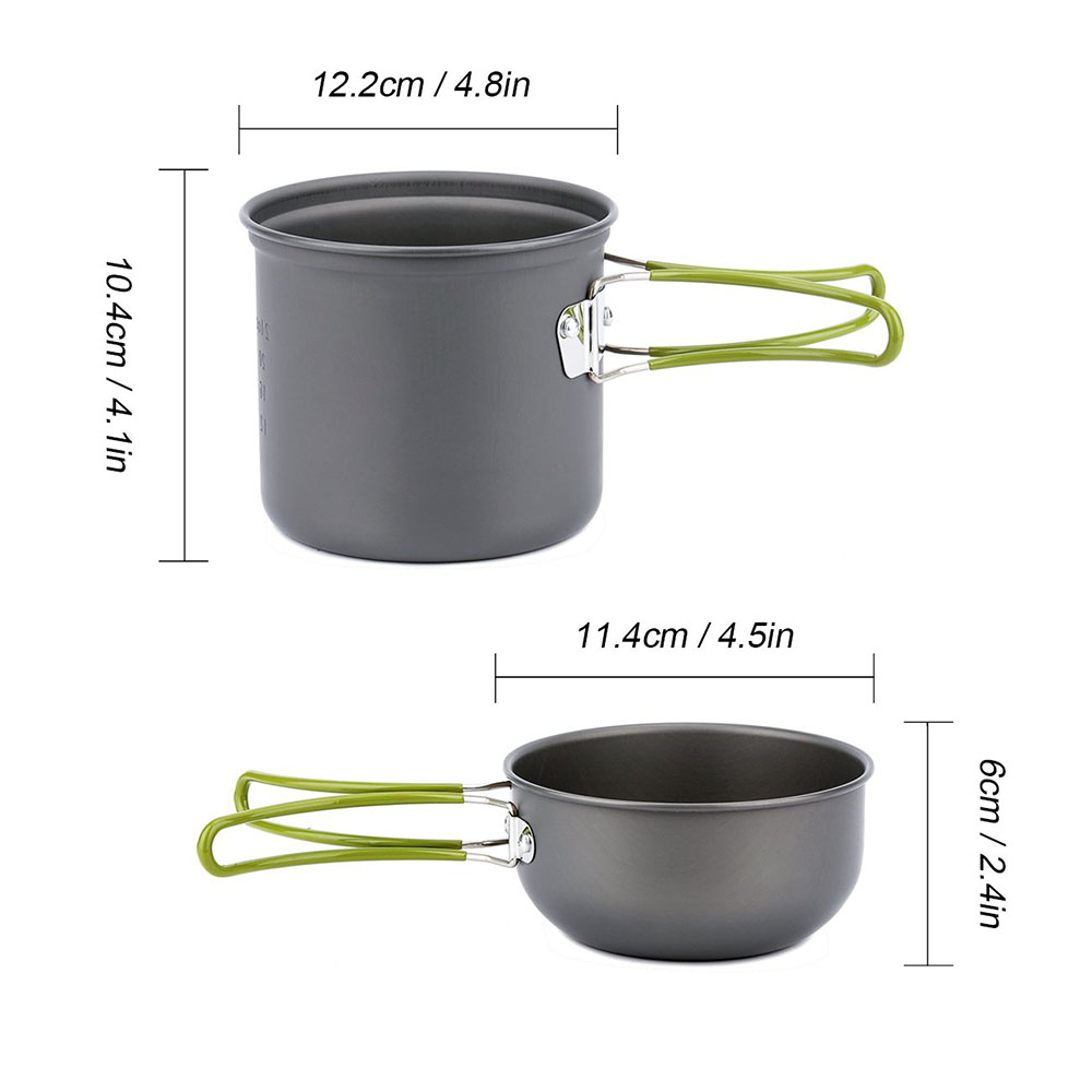 مجموعة أدوات المطابخ خفيفة الو - مراجعة Outdoor Camping Dining Set وسعره
