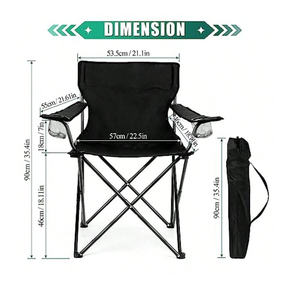 كرسي، كرسي حديقة كبير الحجم قا - مراجعة Outdoor Oversized Camping Chair وسعره