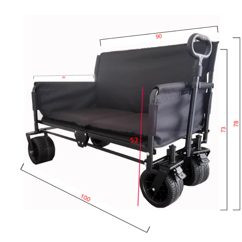 عربة معدنية متعددة الوظائف بأر - مراجعة Outdoor Camping Wagon وسعره