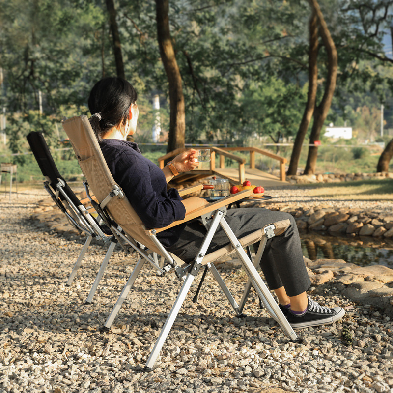 كرسي قابل للطي كبير الحجم للاس - مراجعة Outdoor Oversized Camping Chair وسعره