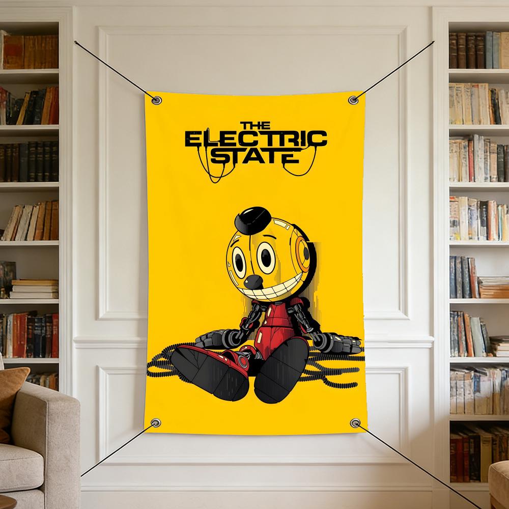 أعلام فيلم The Electric State  - مراجعة Outdoor Camping Movies وسعره