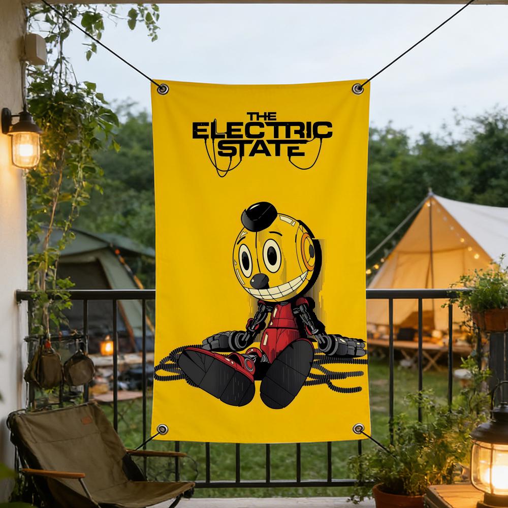 أعلام فيلم The Electric State  - مراجعة Outdoor Camping Movies وسعره