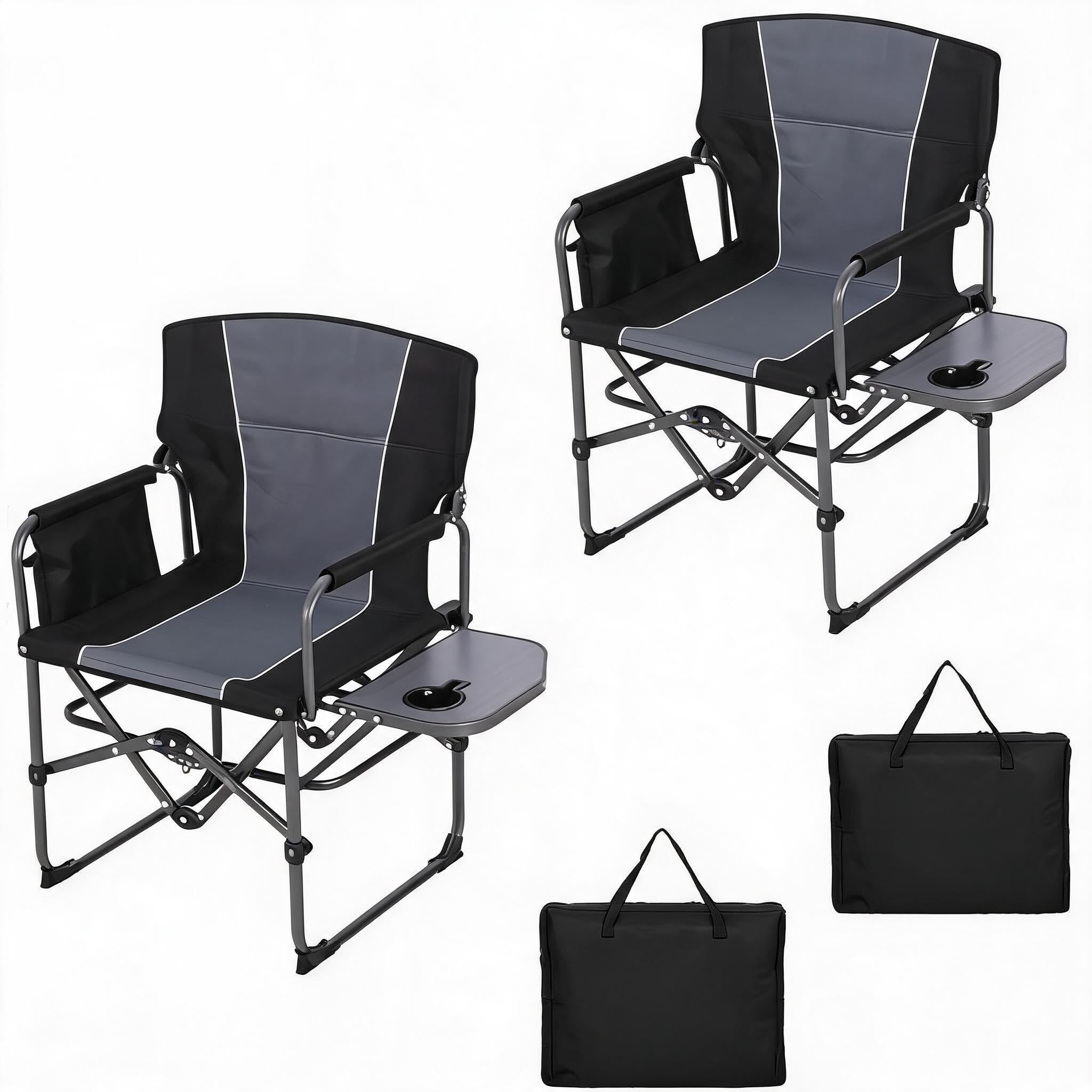 كراسي تخييم كبيرة الحجم للبالغ - مراجعة Outdoor Oversized Camping Chair وسعره
