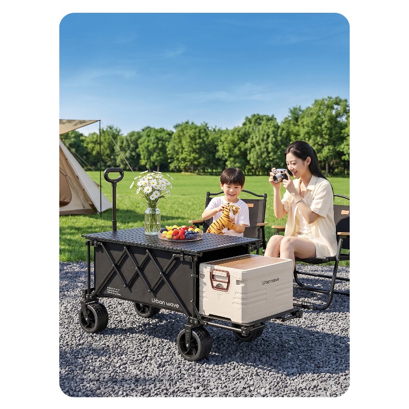 عربة تخييم قابلة للطي للاستخدا - مراجعة Outdoor Camping Wagon وسعره