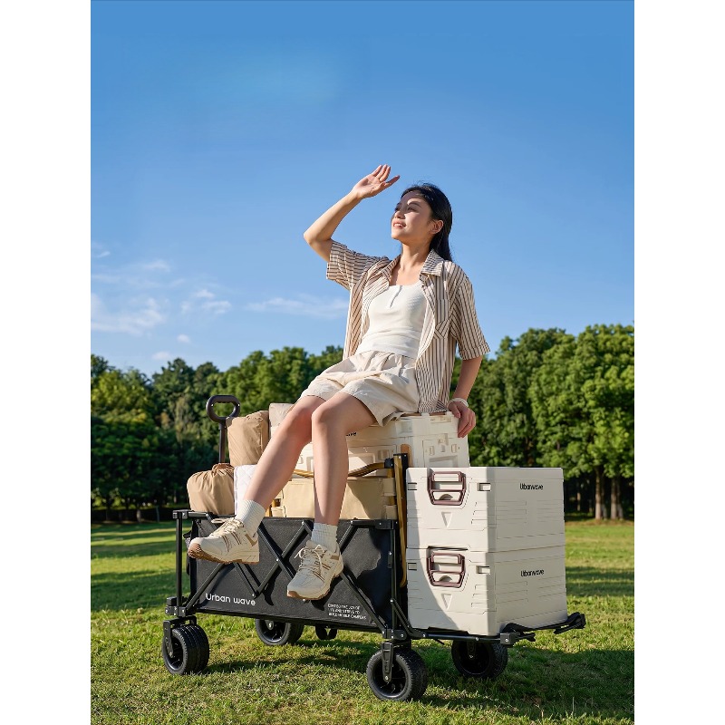 عربة تخييم قابلة للطي للاستخدا - مراجعة Outdoor Camping Wagon وسعره
