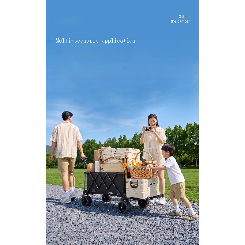 عربة تخييم قابلة للطي للاستخدا - مراجعة Outdoor Camping Wagon وسعره