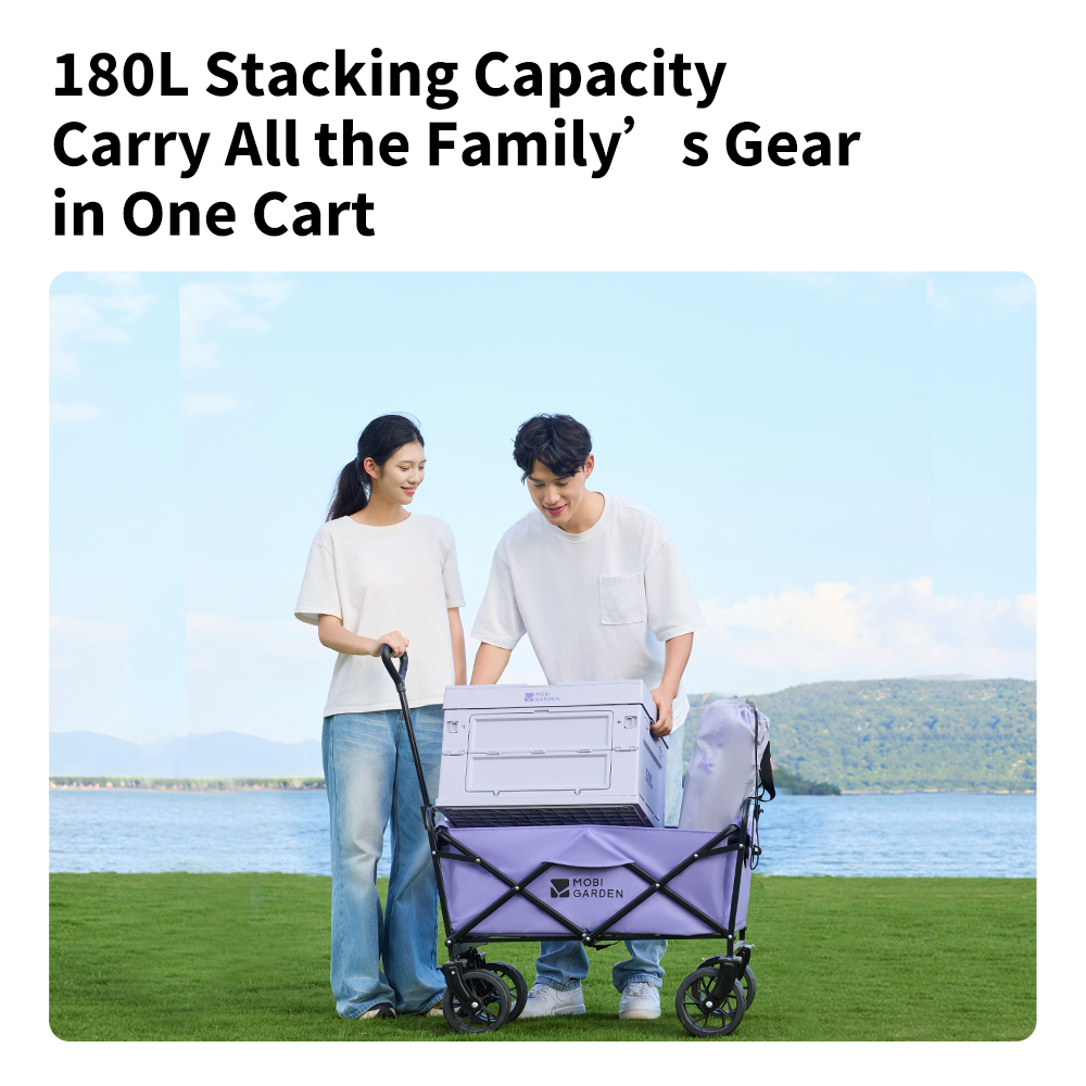 عربة موبي جاردن قابلة للطي بأر - مراجعة Outdoor Camping Wagon وسعره