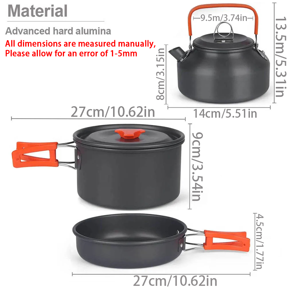 1 قطعة/1 مجموعة التخييم تجهيزا - مراجعة Outdoor Camping Dining Set وسعره