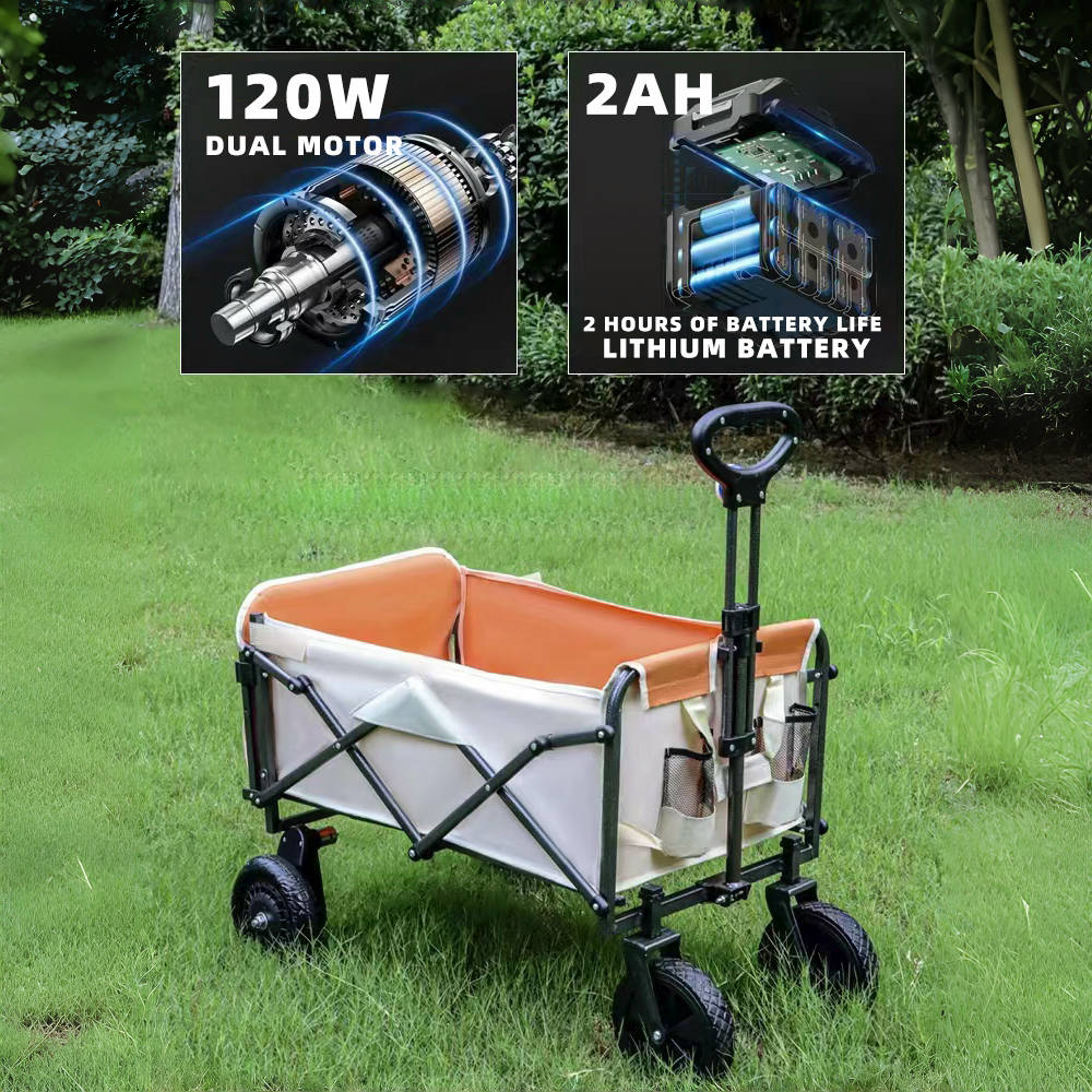 عربة تخييم كهربائية قابلة للطي - مراجعة Outdoor Camping Wagon وسعره