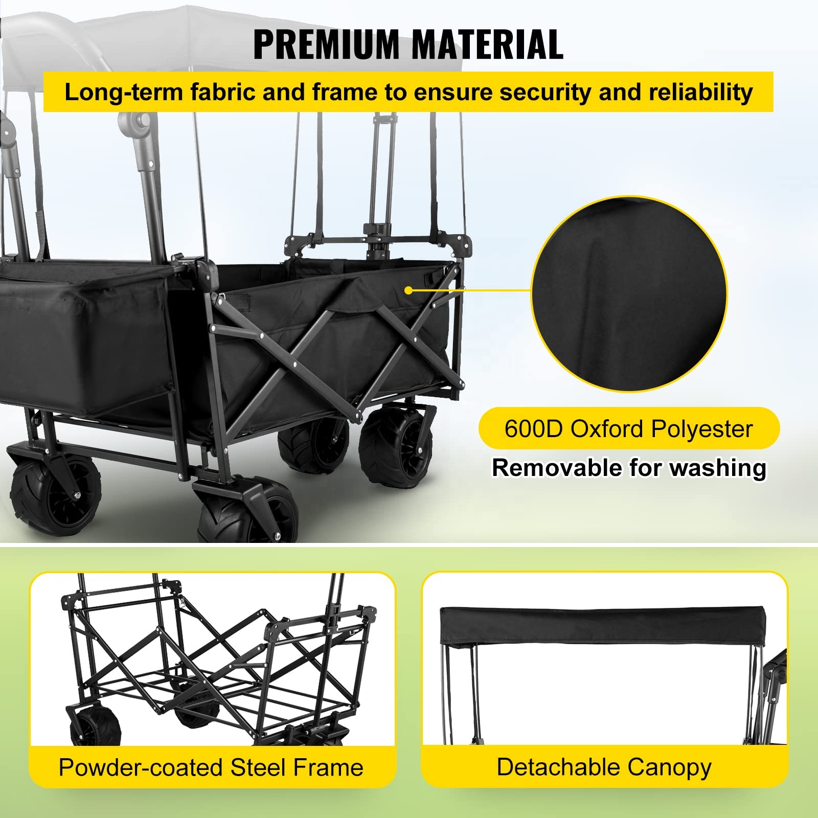 عربة تخييم قابلة للطي للاستخدا - مراجعة Outdoor Camping Wagon وسعره