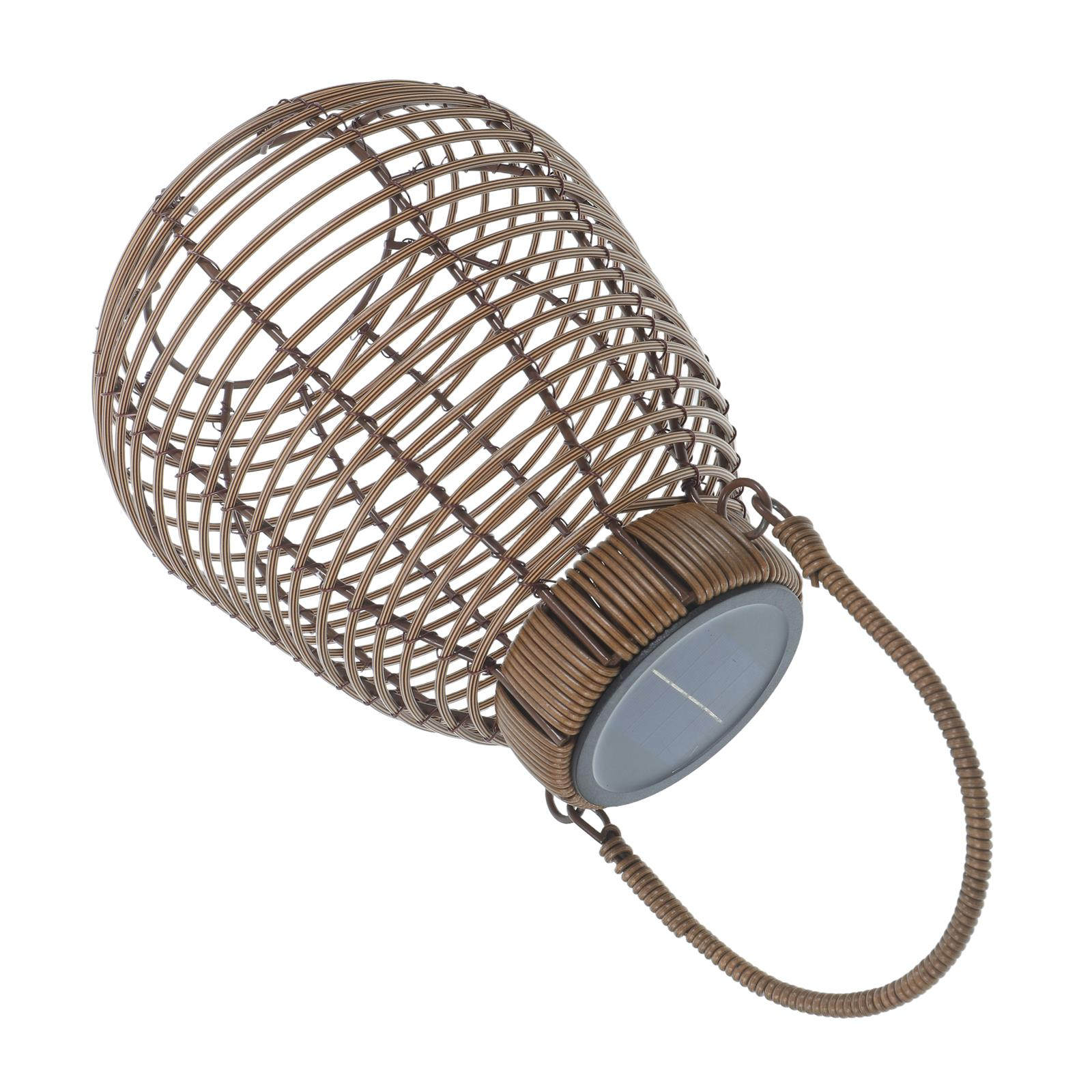 مصباح فانوس شمسي من الروطان لل - مراجعة Outdoor Camping Lampe وسعره
