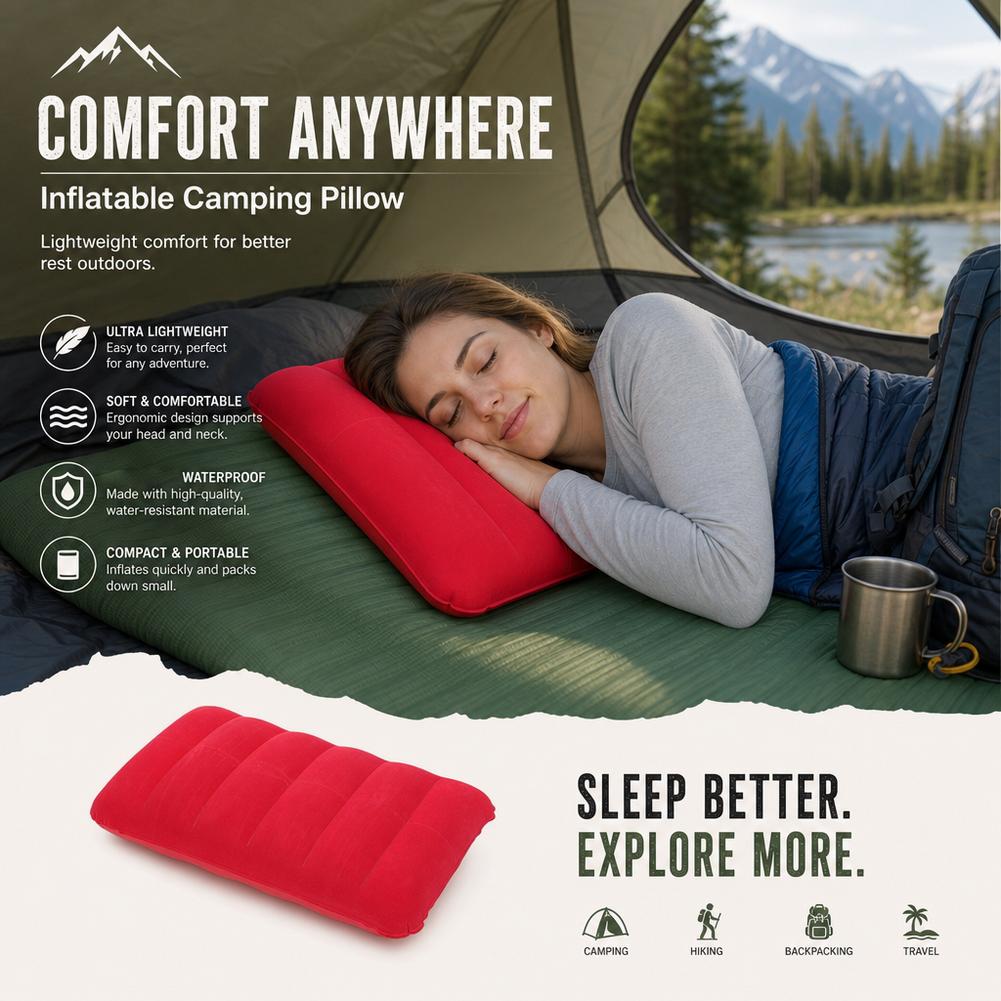وسائد هوائية 47x30 سم للتخييم  - مراجعة Outdoor Camping Quilt وسعره