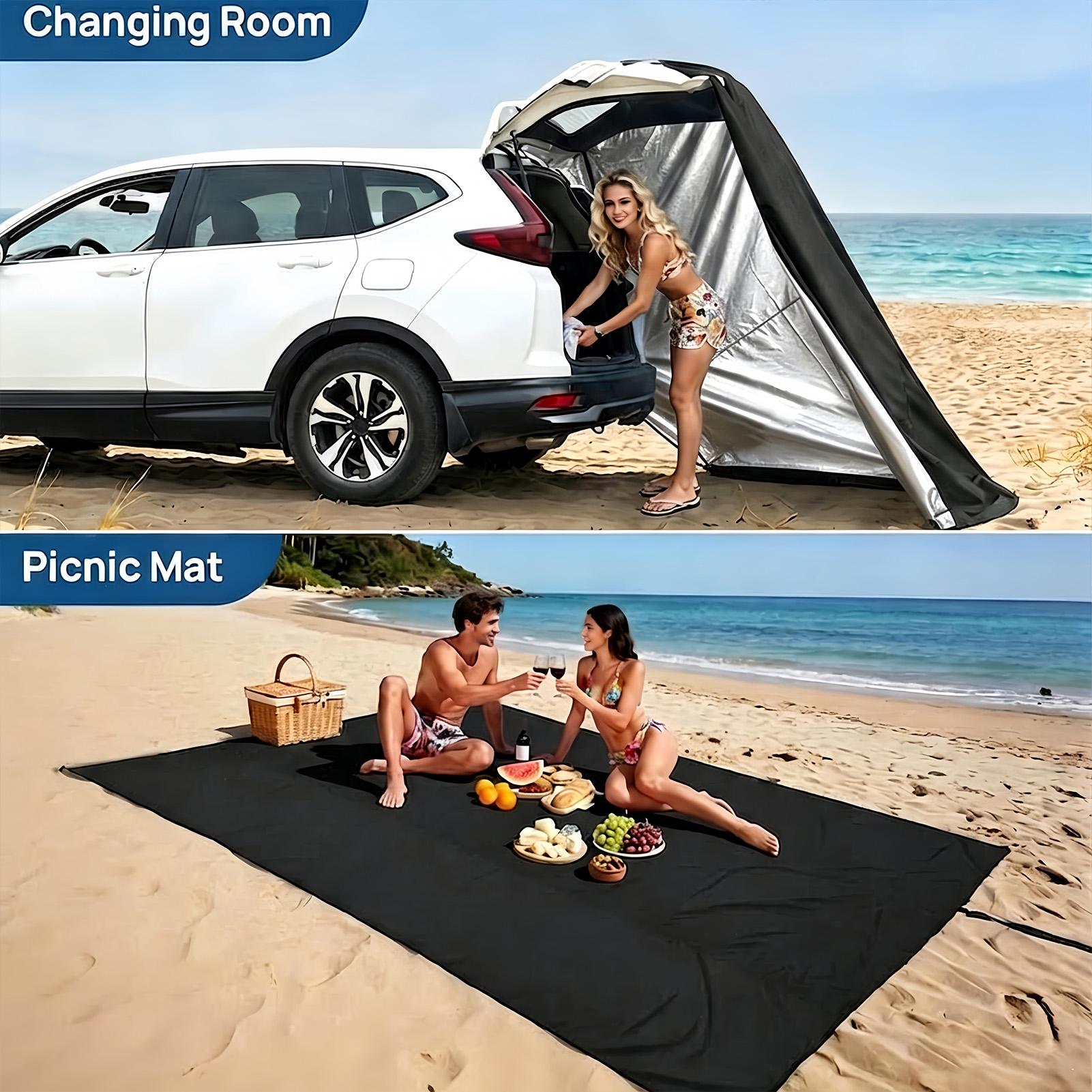 خيمة خصوصية لصندوق السيارة الر - مراجعة Outdoor Camping Wagon وسعره