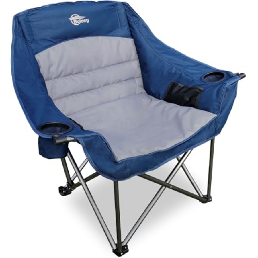 كرسي تخييم كبير الحجم للاستخدا - مراجعة Outdoor Oversized Camping Chair وسعره
