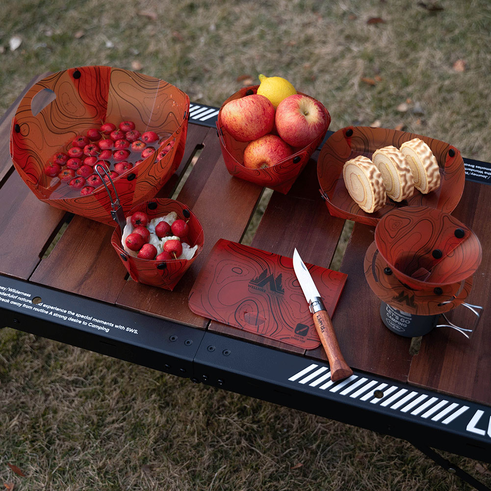 أدوات مائدة خفيفة الوزن قابلة  - مراجعة Outdoor Camping Dining Set وسعره