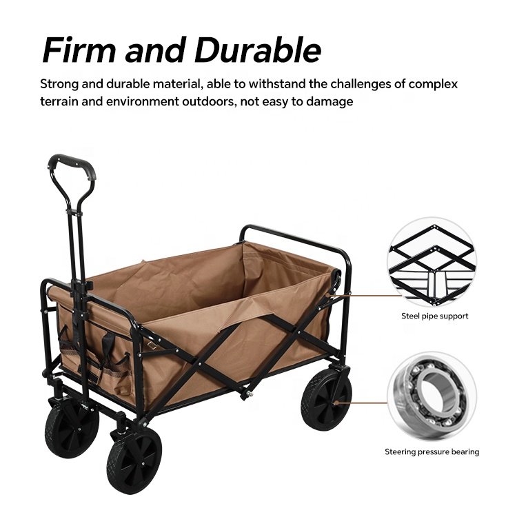 عربة صيد قابلة للطي من HOMFUL، - مراجعة Outdoor Camping Wagon وسعره
