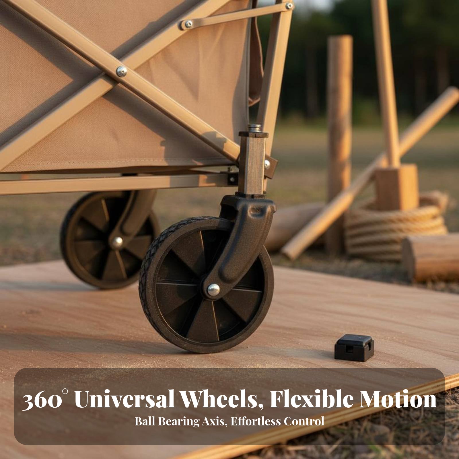 عجلة عربة التخييم متعددة التضا - مراجعة Outdoor Camping Wagon وسعره