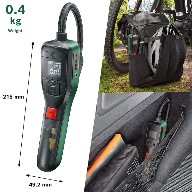 مضخة هواء مضغوط لاسلكية من بوش - مراجعة Outdoor Camping Tools وسعره