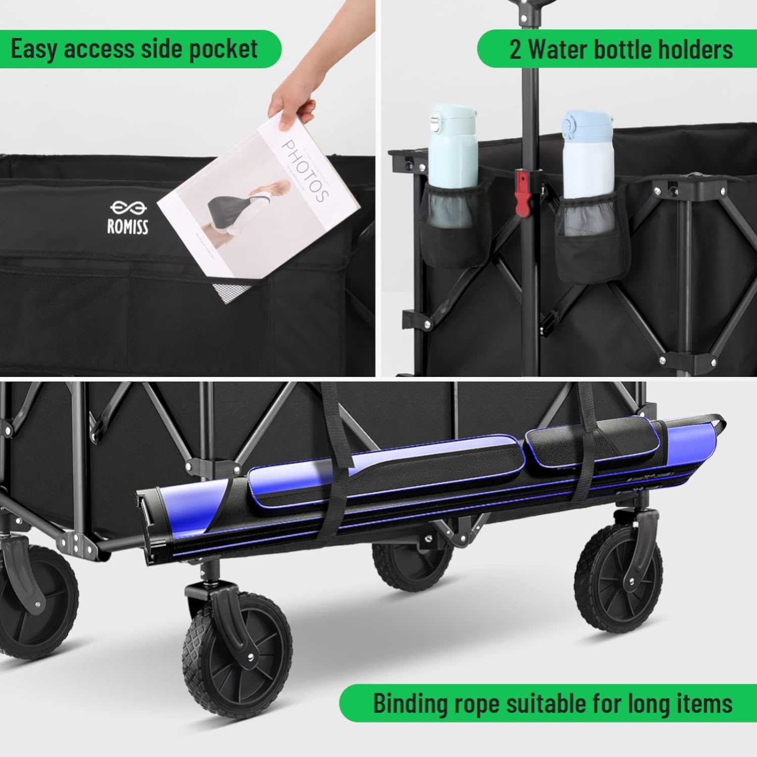 عربة قابلة للطي بطاولة قابلة ل - مراجعة Outdoor Camping Wagon وسعره