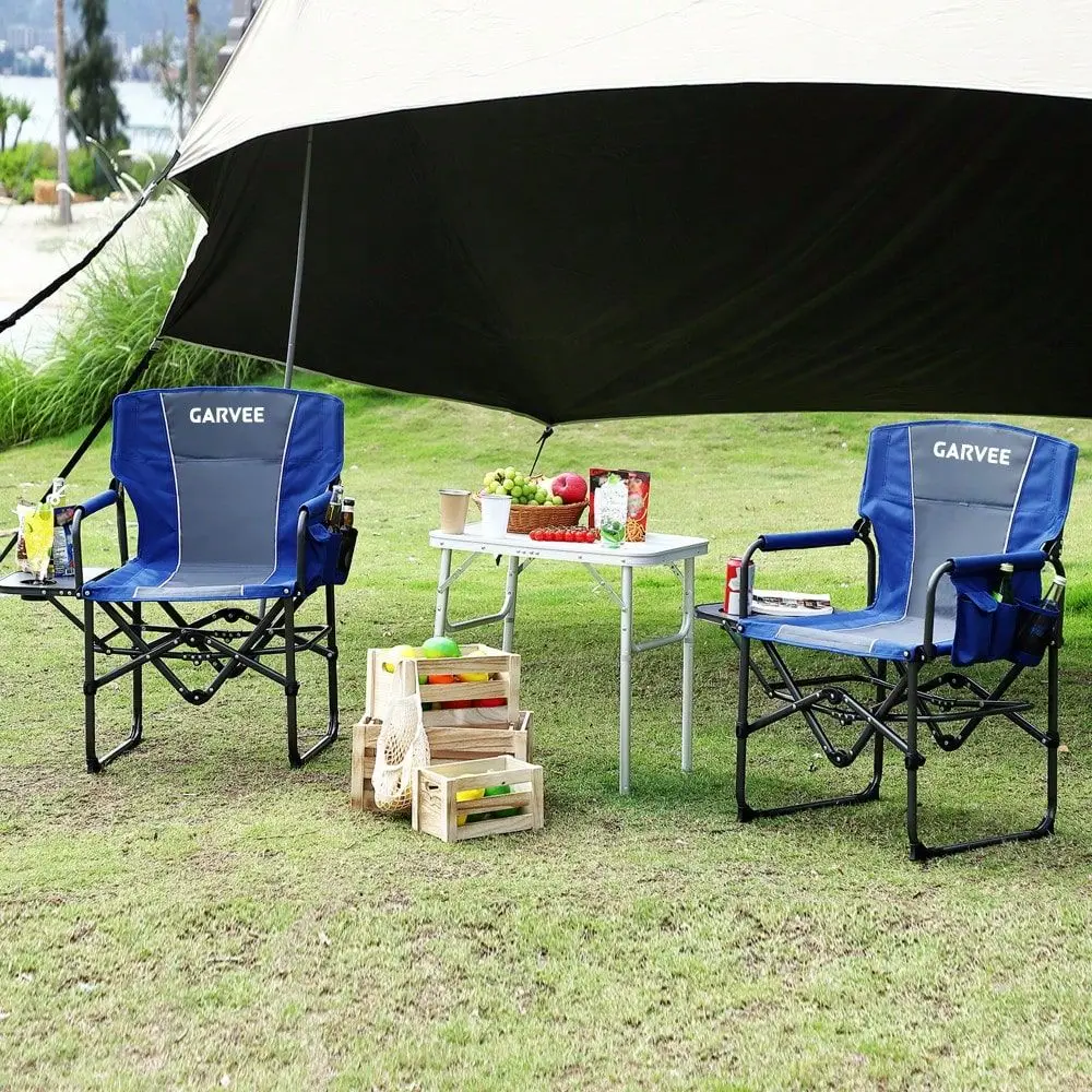 كرسي تخييم كبير الحجم، كراسي ق - مراجعة Outdoor Oversized Camping Chair وسعره