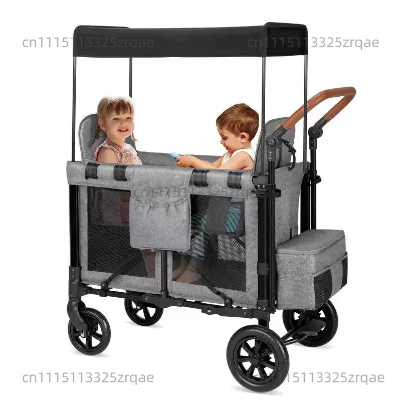 عربة أطفال مزدوجة المقاعد - عر - مراجعة Outdoor Camping Wagon وسعره