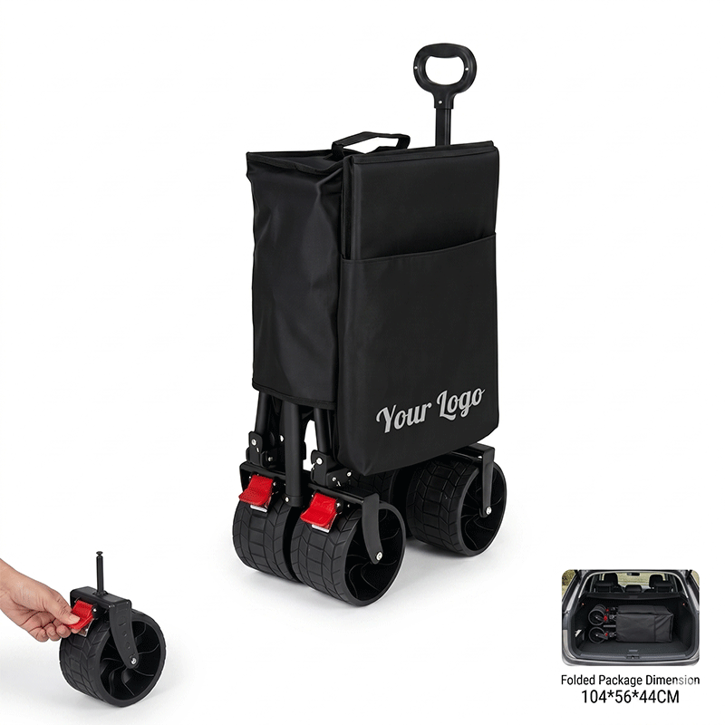 عربة قابلة للطي مخصصة للاستخدا - مراجعة Outdoor Camping Wagon وسعره